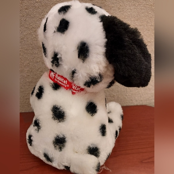 Habitat For Humanity Brick Dalmatian Puppy Dog Plush Limited Edition 9” Collar - Picture 4 of 7